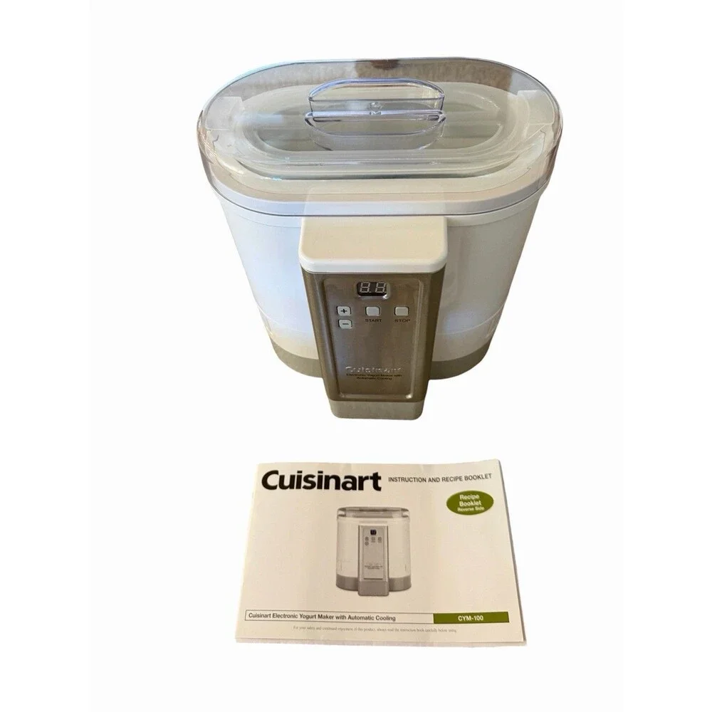 Cuisinart CYM-100 Electronic Yogurt Maker Complete with Recipe Booklet